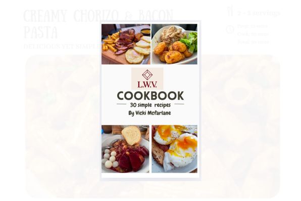 Life with Vicki cookbook cover